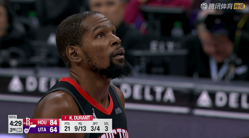 火箭大胜！杜兰特25+6+4，赛后谢泼德走入场内，阿杜场边接受采访