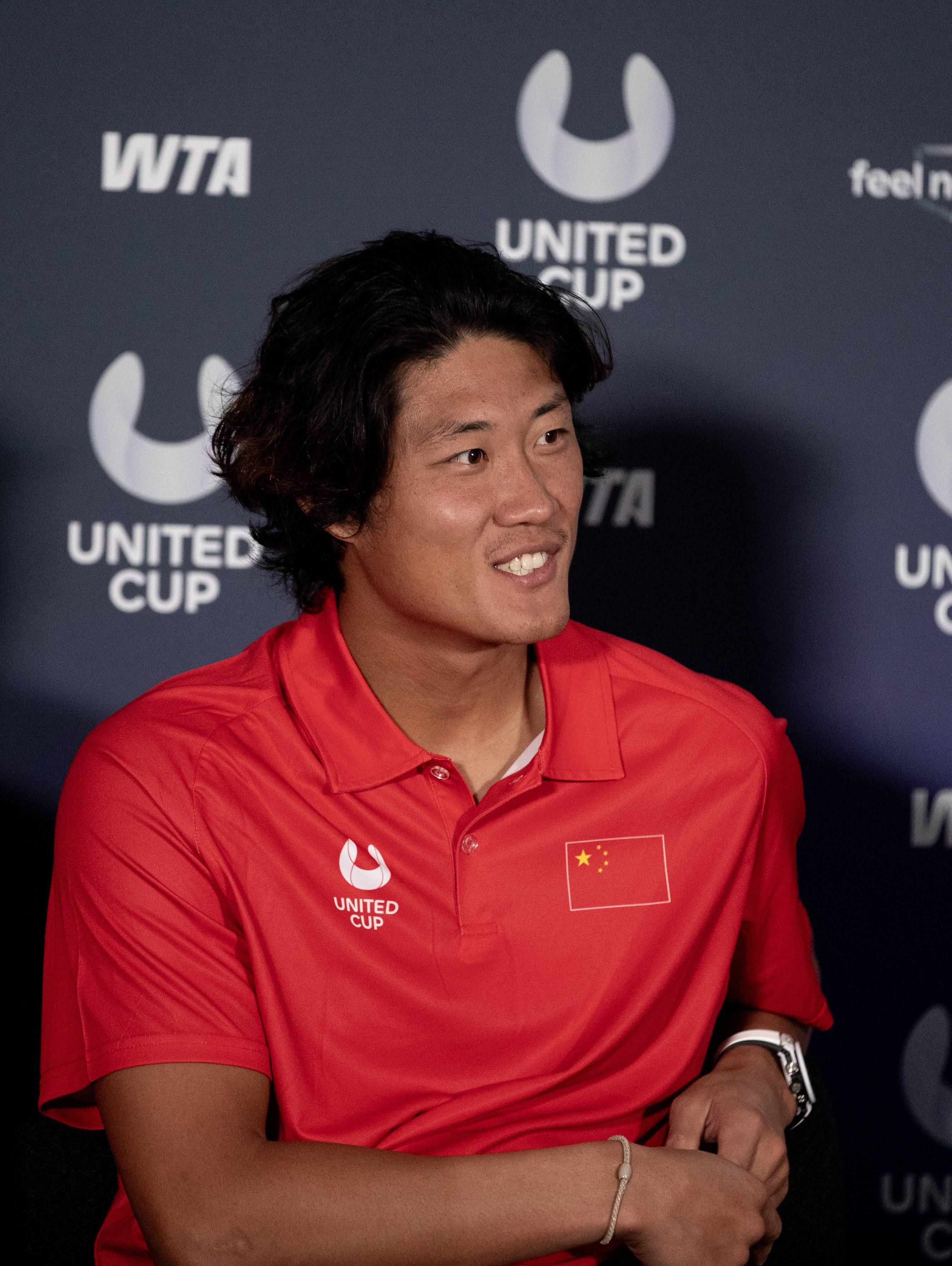 （体育）网球——中国队出席联合杯悉尼赛区新闻发布会